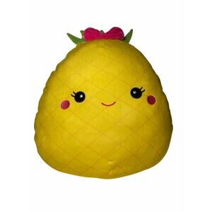 Squishmallows Fruit Lulu the Yellow Pineapple 16" Inches Plush Doll Kellytoy